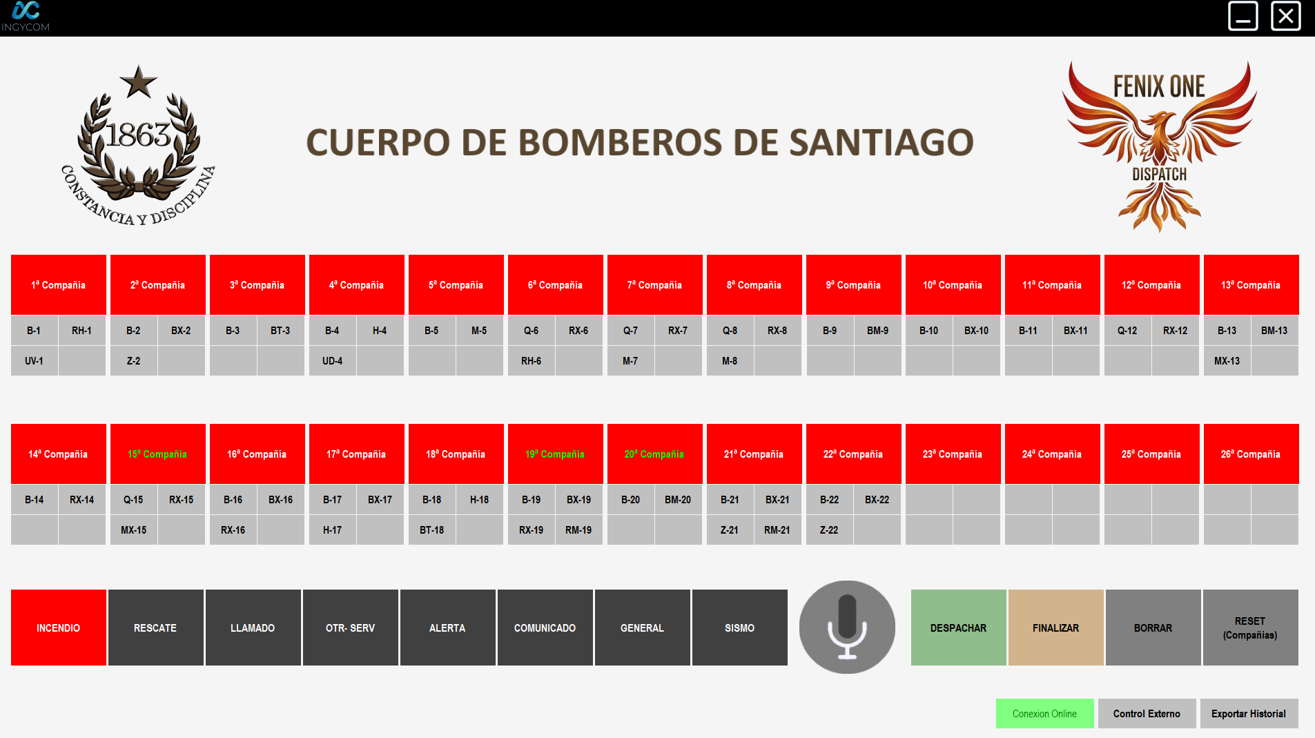 Consola De Tonos FENIX